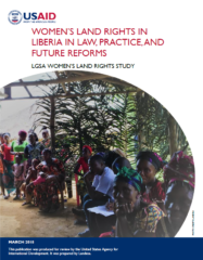 Women’s land rights in Liberia in Law, practice and future reforms
