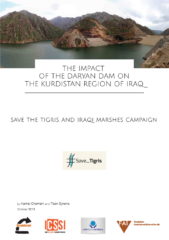 The impact of the Daryan Dam on the kurdistan region of Iraq