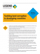 Tackling land corruption in developing countries