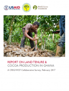Report on land tenure and cocoa production in Ghana