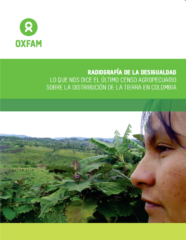 Radiografia de la desigualdad : Lo que nos dice el último censo agropecuario sobre la distribución de tierra en Colombia