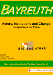 Actors, Institutions and Change : Perspectives on Africa