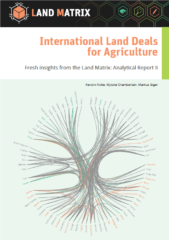 International Land Deals  for Agriculture : Fresh insights from the Land Matrix