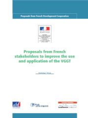 Proposals from French stakeholders to improve the use and application of the VGGT