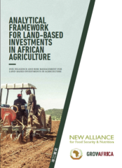 Analytical Framework for Responsible Land-Based Agricultural Investments, New Alliance for Food Security and Nutrition