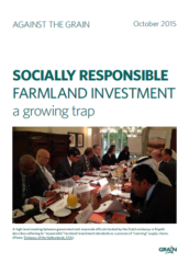 Socially responsible farmland investment : a growing trap