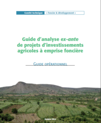 Guide d’analyse ex-ante de projets d’investissements agricoles à emprise foncière