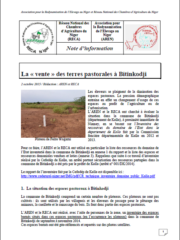 La vente des terres pastorales à Bitinkodji au Niger