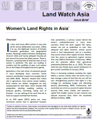 Women’s land rights in Asia