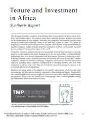 Tenure and Investment in Africa