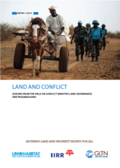 Land and conflict : lessons from the field on conflict sensitive land governance and peacebuilding