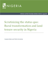Scrutinizing the status quo: Rural transformation and land tenure security in Nigeria