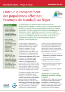 Obtenir le consentement des populations affectées : l’exemple de Kandadji au Niger