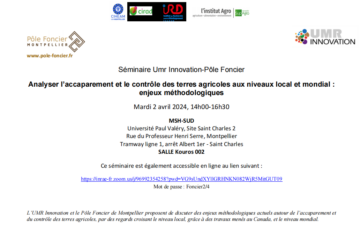 Analyser l’accaparement et le contrôle des terres agricoles aux niveaux local et mondial :  enjeux méthodologiques