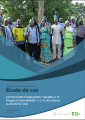 Comprendre l’engagement politique et l’impact d’une plateforme multi-acteurs au Burkina Faso. Etude de Cas.