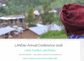 Call for sessions – LANDac Annual Conference 2026. Land, Conflict, and Peace