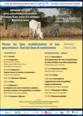 Penser les liens société/nature et leur gouvernance. Etat des lieux et controverses