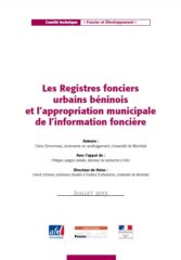Les Registres fonciers urbains béninois et l’appropriation municipale de l’information foncière