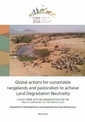 Actions mondiales en faveur de pâturages et d’un pastoralisme durables pour atteindre la neutralité en matière de dégradation des terres