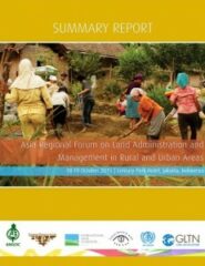 A regional forum on land administration and management in rural and urban areas