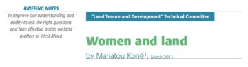 Women and land