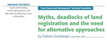 Myths, deadlocks of land registration and the need for alternative approaches
