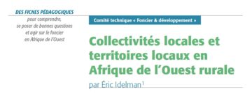 Collectivités locales et territoires locaux en Afrique de l’Ouest rurale