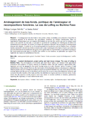 Aménagement de bas-fonds, politique de l’aménageur et recompositions foncières. Le cas de Lofing au Burkina Faso