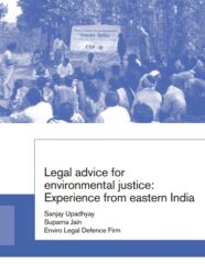 Legal advice for environmental justice: Experience from eastern India
