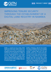 Improving Tenure Security Through the Establishment of a Digital Land Registry in Namibia