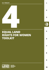 ILC toolkit : Equal land rights for women